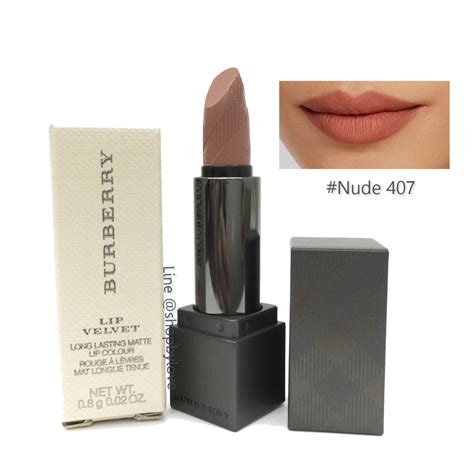 burberry nude no407|Burberry / Lip Velvet Lipstick 0.12 oz (3.4 Gr) No.407 .